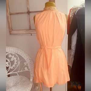 Just peachy 1970’s mini dress